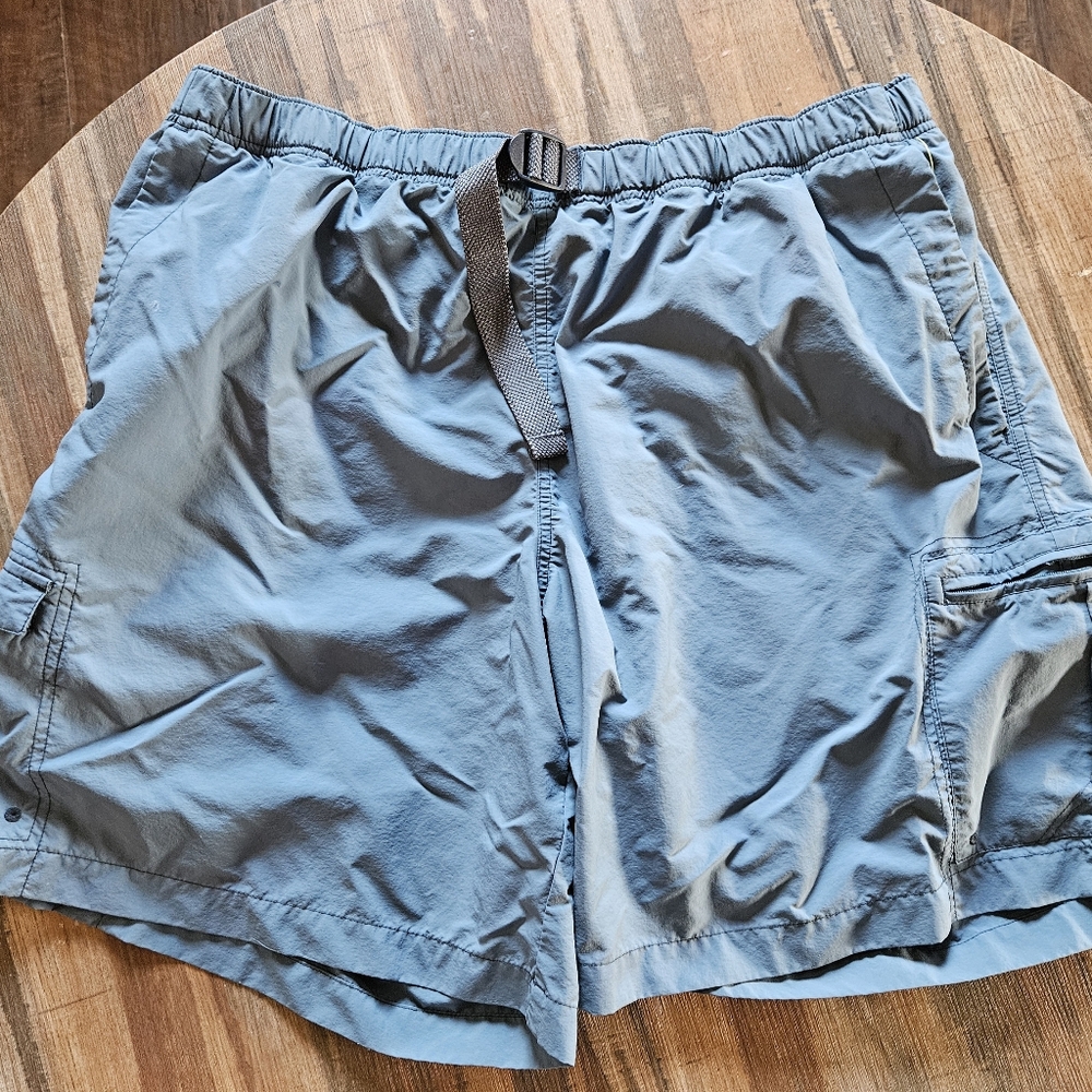Mens Big Tall Columbia Cargo Swim Trunks Sz XXL 2XL Blue.    #26b